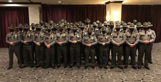 Kentucky State Police Troopers detailed to Presidential Inauguration PHOTO